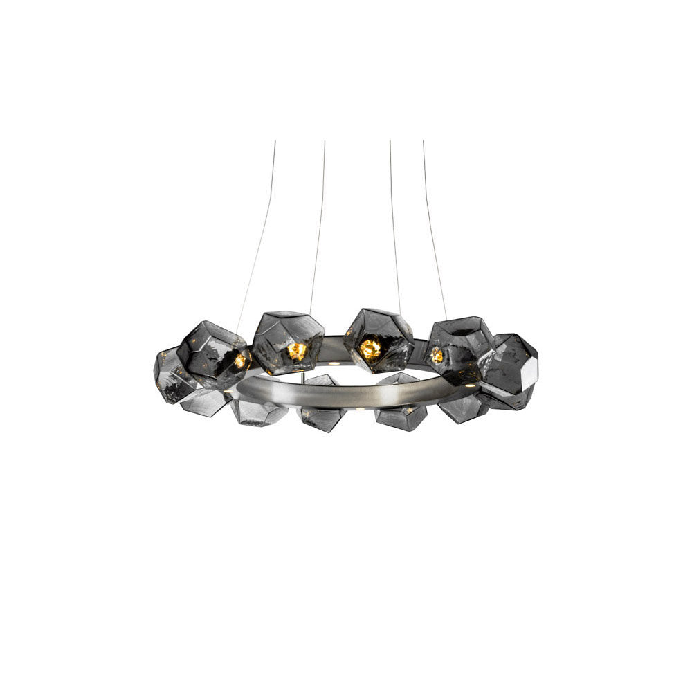 Gem Radial Ring LED Chandelier
