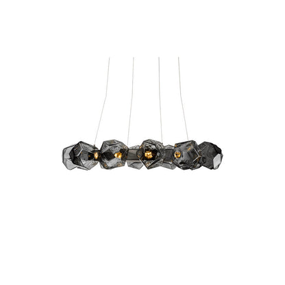 Gem Radial Ring LED Chandelier