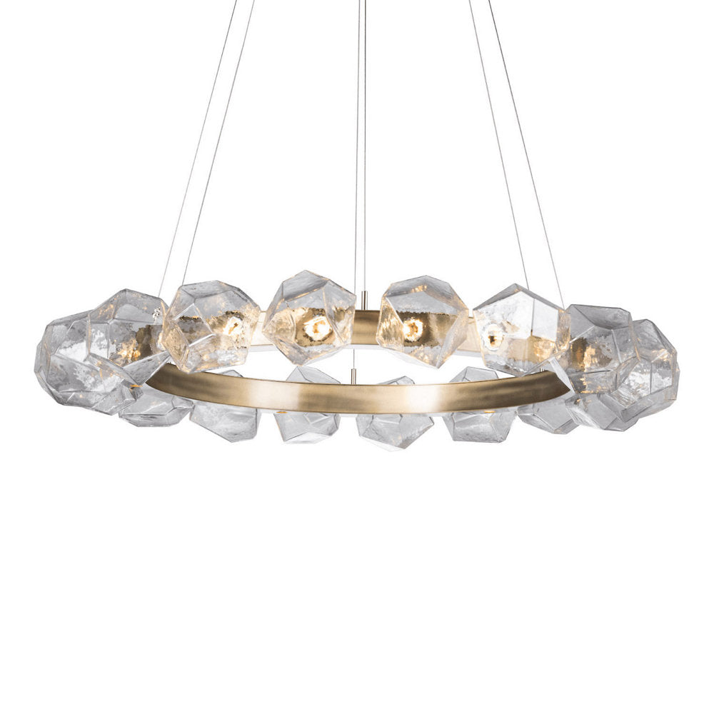 Gem Radial Ring LED Chandelier