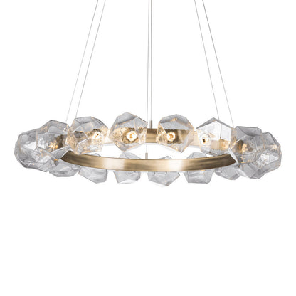 Gem Radial Ring LED Chandelier