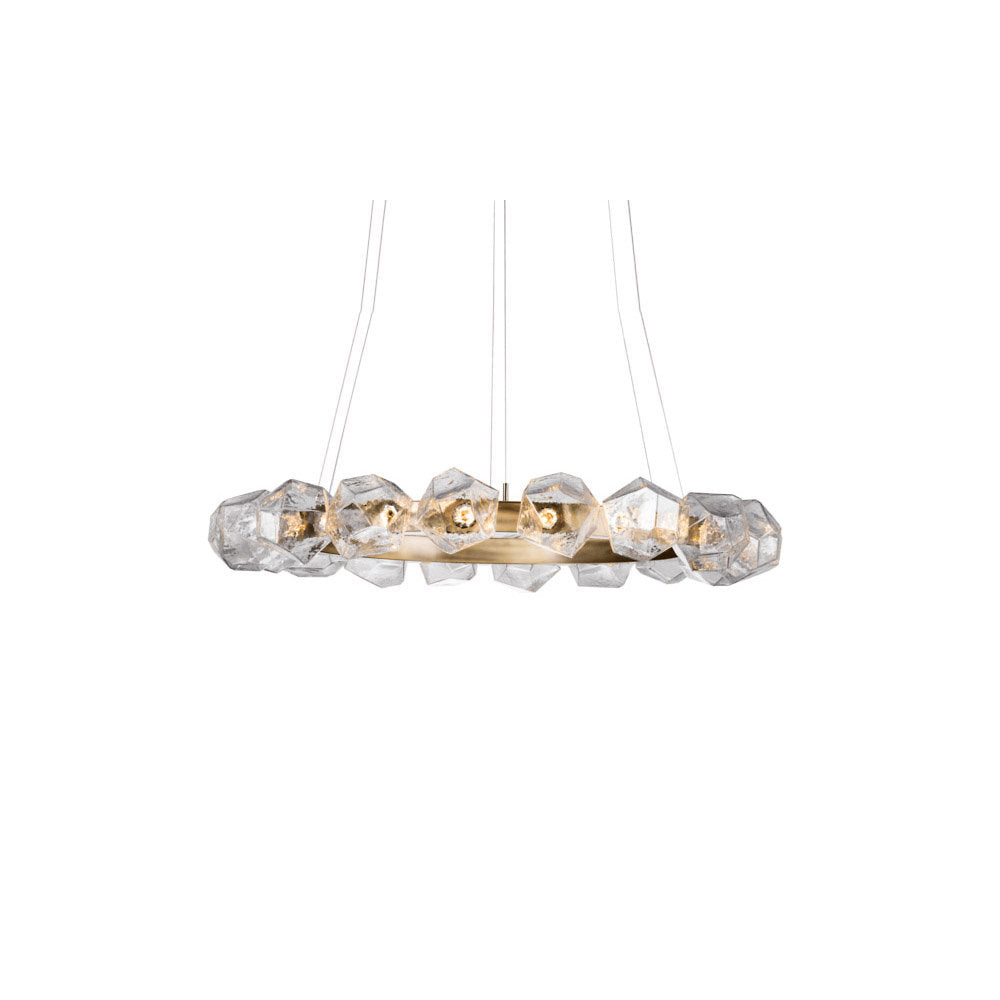 Gem Radial Ring LED Chandelier