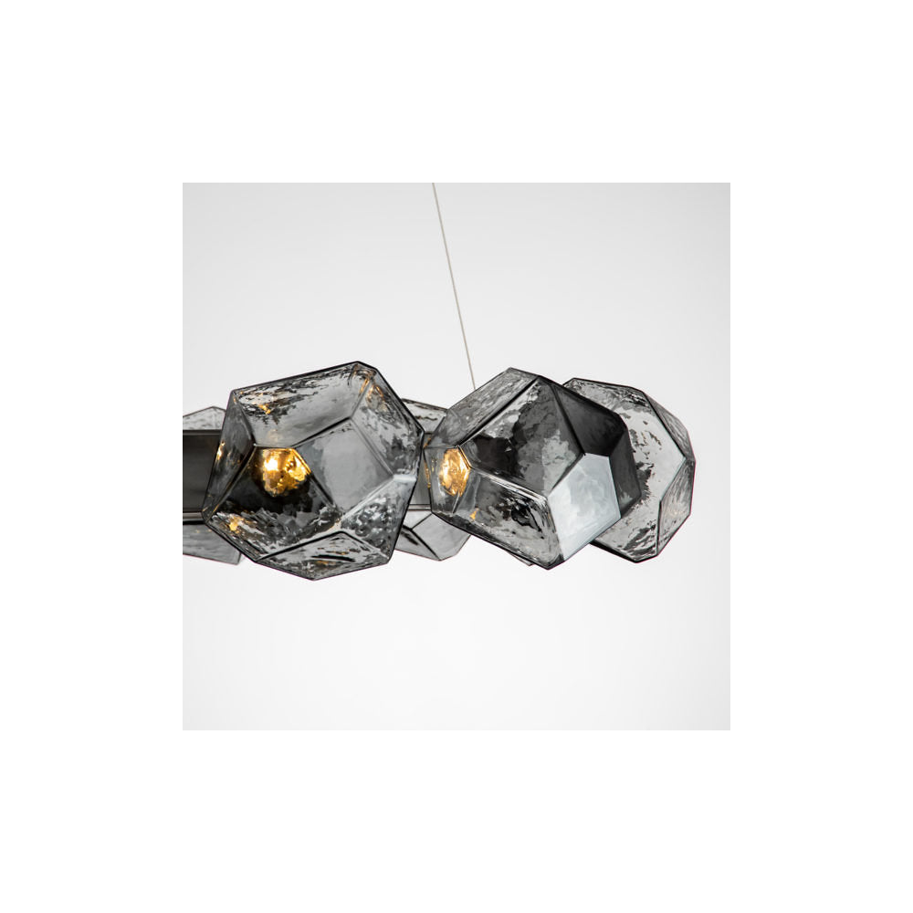 Gem Radial Ring LED Chandelier