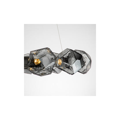 Gem Radial Ring LED Chandelier