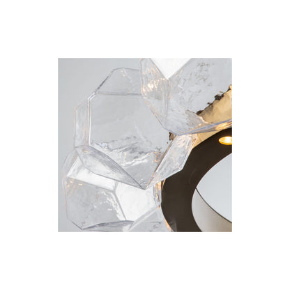 Gem Radial Ring LED Chandelier