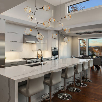 Gem Modern Vine LED Chandelier