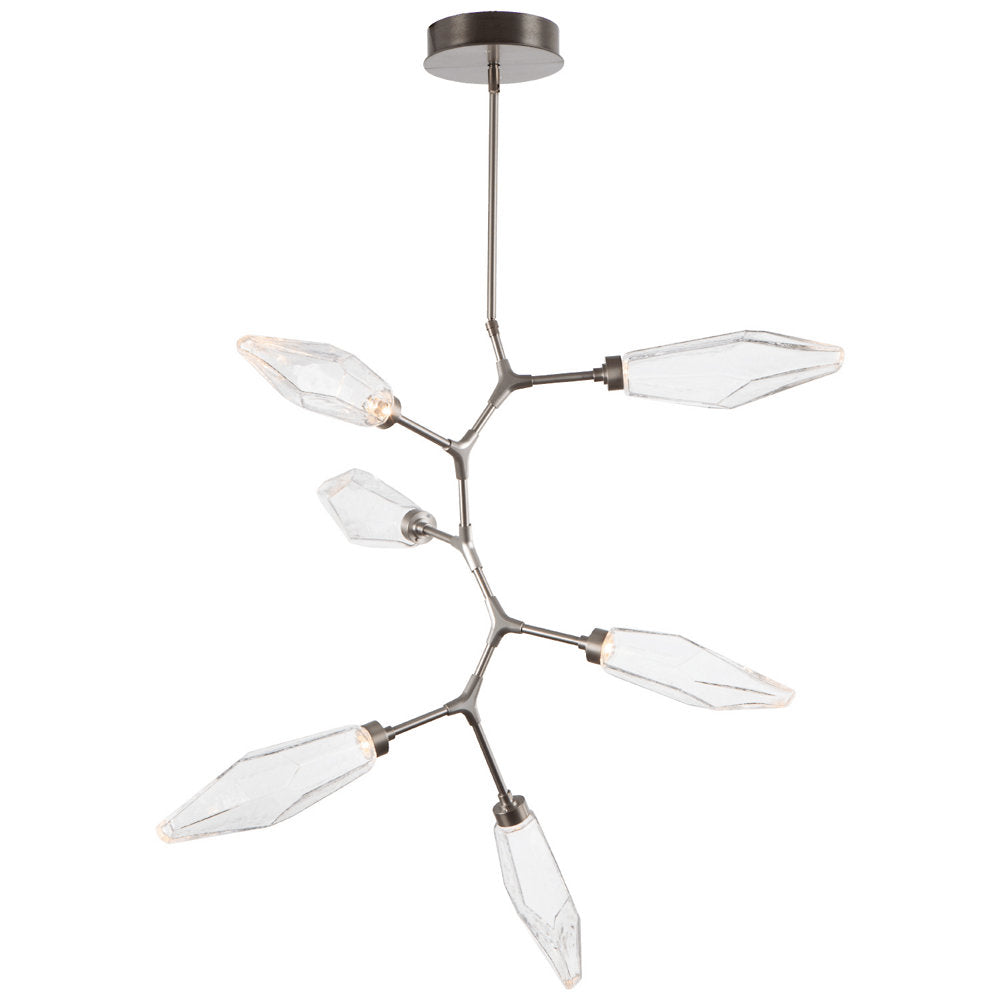 Rock Crystal Modern Vine LED Chandelier