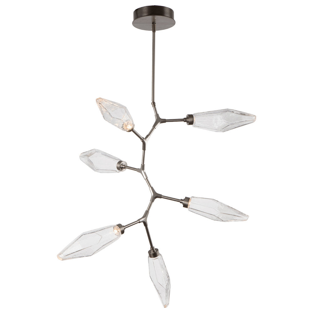 Rock Crystal Modern Vine LED Chandelier