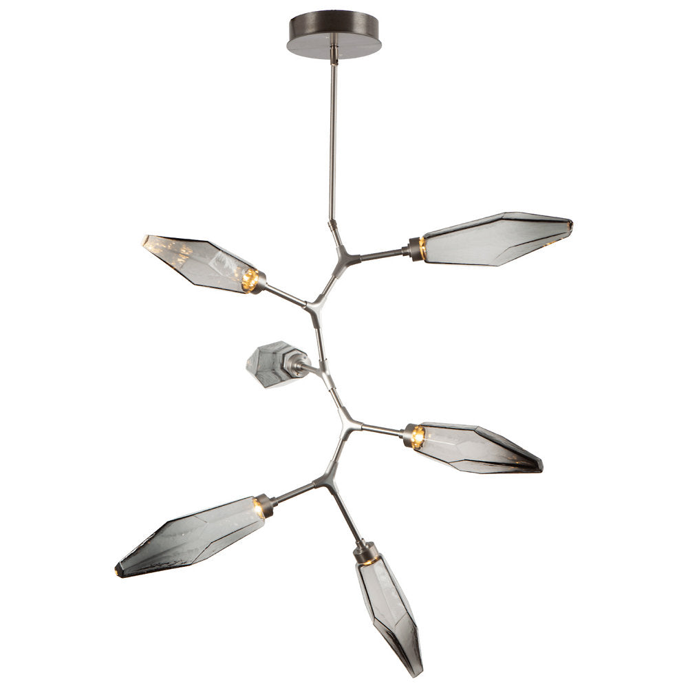 Rock Crystal Modern Vine LED Chandelier