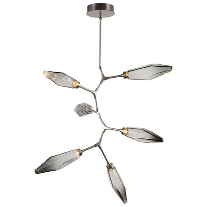 Rock Crystal Modern Vine LED Chandelier
