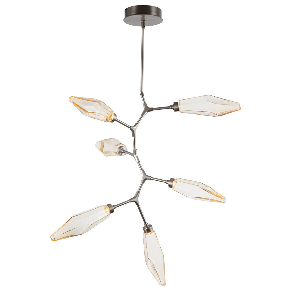 Rock Crystal Modern Vine LED Chandelier