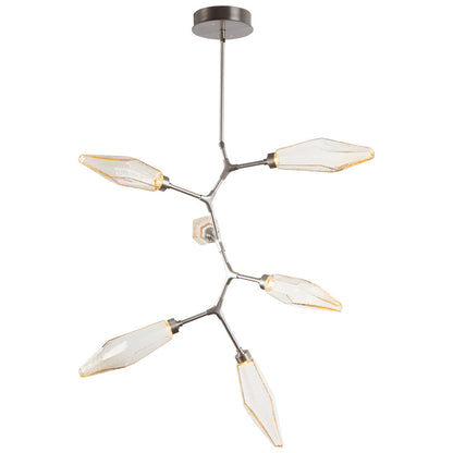 Rock Crystal Modern Vine LED Chandelier
