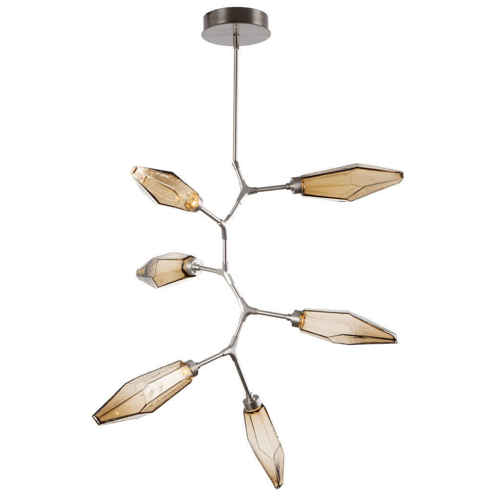 Rock Crystal Modern Vine LED Chandelier