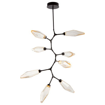 Rock Crystal Modern Vine LED Chandelier