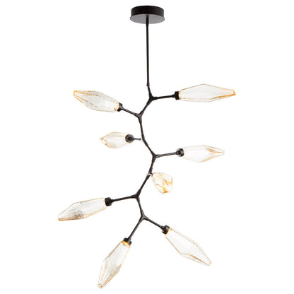 Rock Crystal Modern Vine LED Chandelier