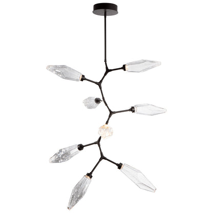 Rock Crystal Modern Vine LED Chandelier