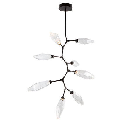 Rock Crystal Modern Vine LED Chandelier
