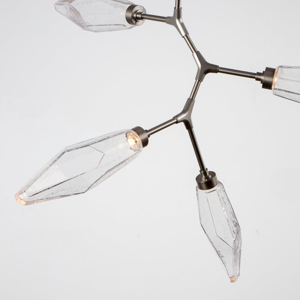 Rock Crystal Modern Vine LED Chandelier