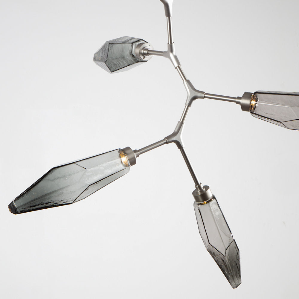 Rock Crystal Modern Vine LED Chandelier