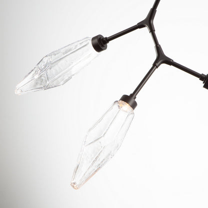 Rock Crystal Modern Vine LED Chandelier