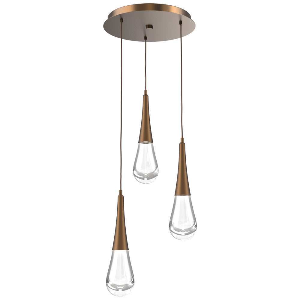 Raindrop Round LED Multi-Light Pendant
