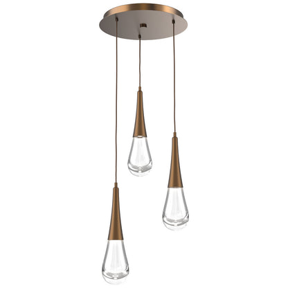 Raindrop Round LED Multi-Light Pendant