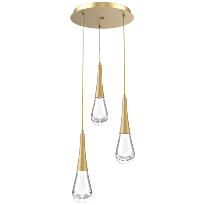 Raindrop Round LED Multi-Light Pendant