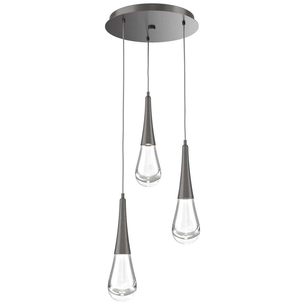 Raindrop Round LED Multi-Light Pendant