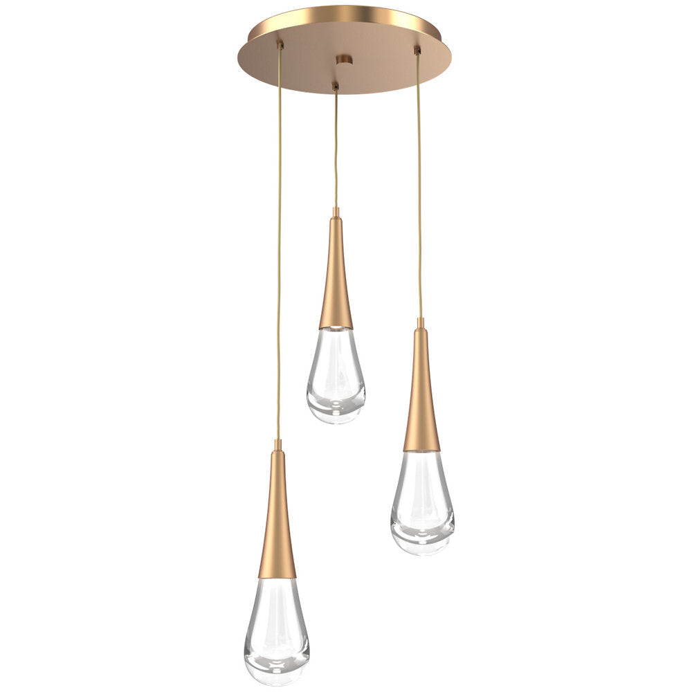 Raindrop Round LED Multi-Light Pendant