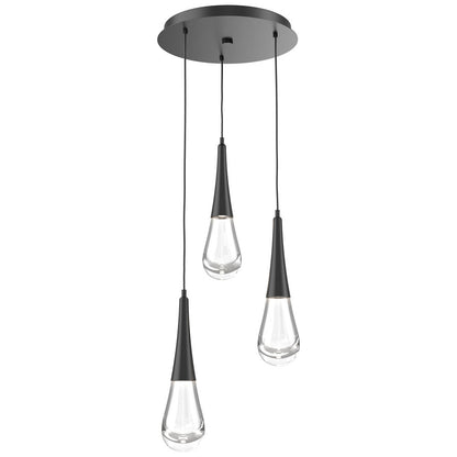 Raindrop Round LED Multi-Light Pendant