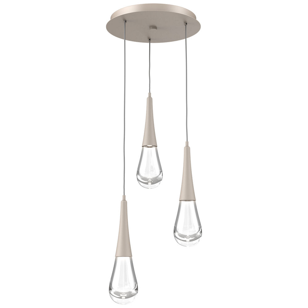 Raindrop Round LED Multi-Light Pendant