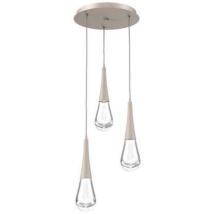 Raindrop Round LED Multi-Light Pendant