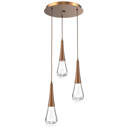Raindrop Round LED Multi-Light Pendant