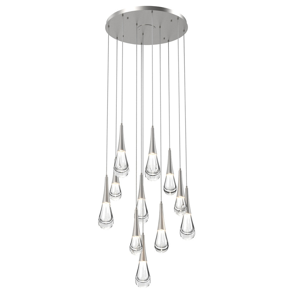 Raindrop Round LED Multi-Light Pendant