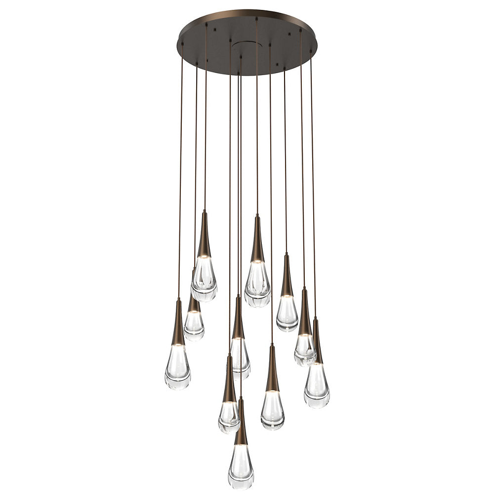 Raindrop Round LED Multi-Light Pendant