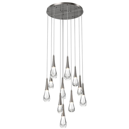 Raindrop Round LED Multi-Light Pendant