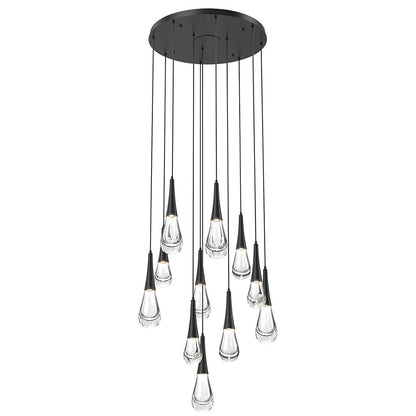Raindrop Round LED Multi-Light Pendant