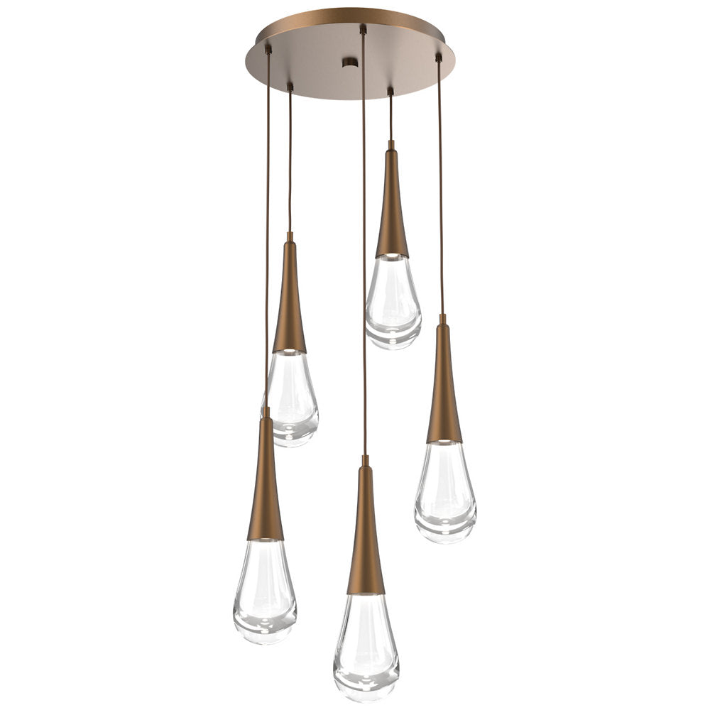 Raindrop Round LED Multi-Light Pendant