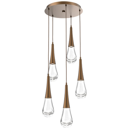 Raindrop Round LED Multi-Light Pendant