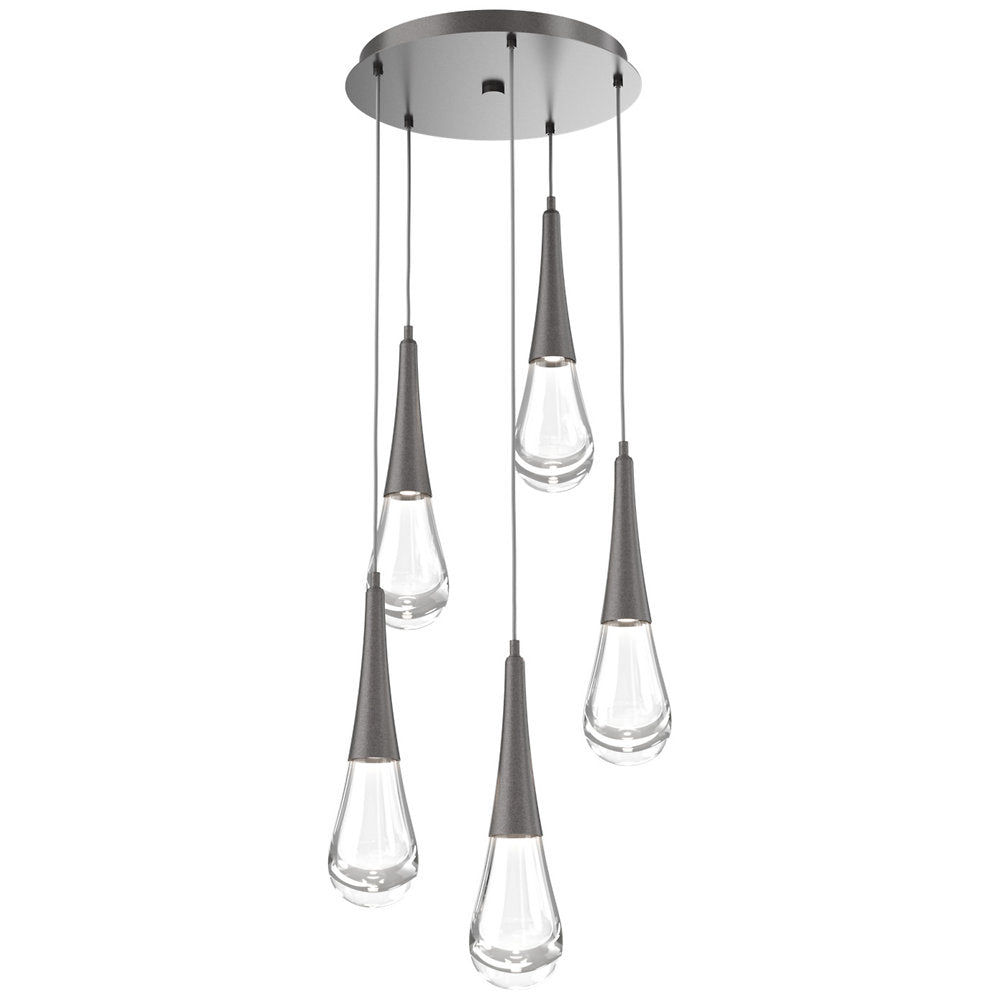 Raindrop Round LED Multi-Light Pendant