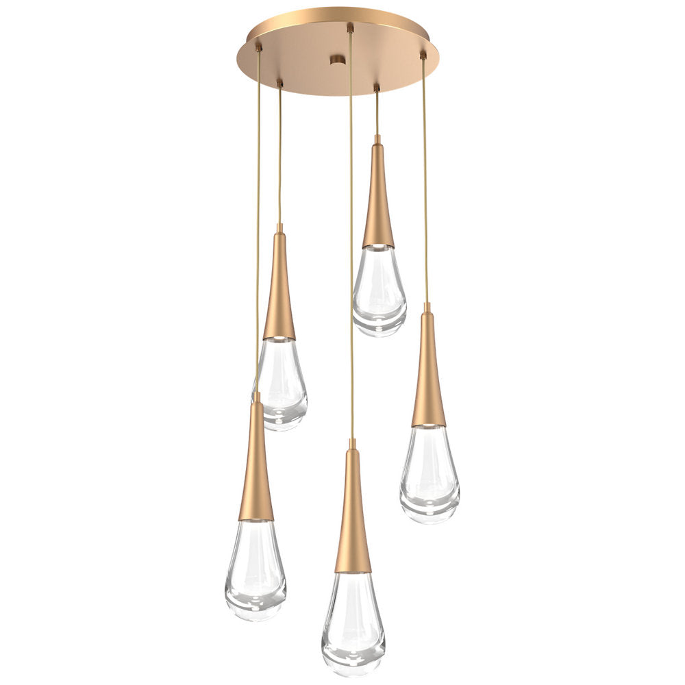 Raindrop Round LED Multi-Light Pendant