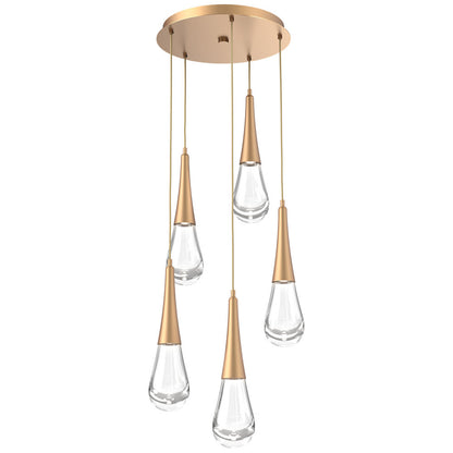 Raindrop Round LED Multi-Light Pendant