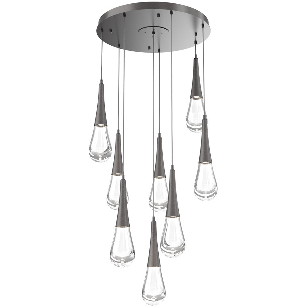Raindrop Round LED Multi-Light Pendant