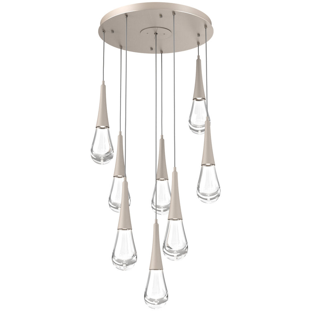 Raindrop Round LED Multi-Light Pendant
