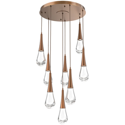 Raindrop Round LED Multi-Light Pendant