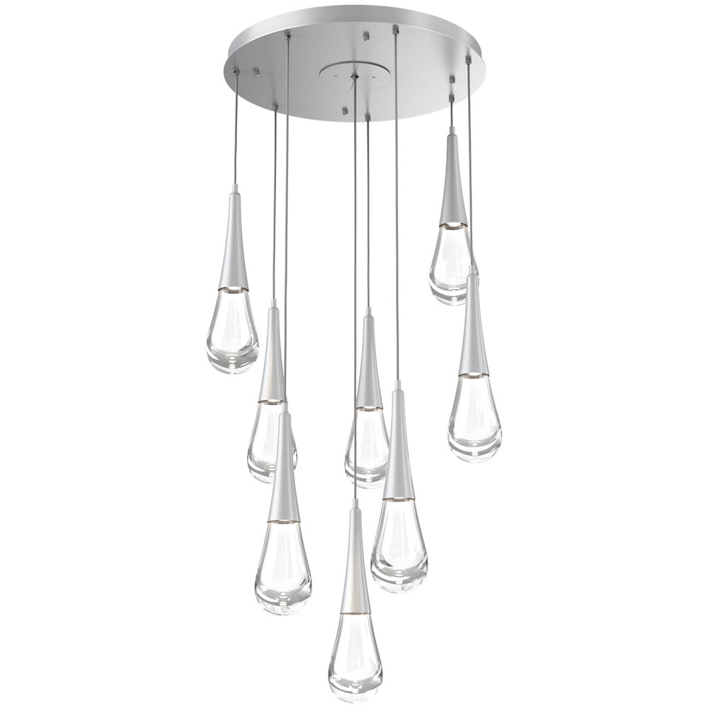 Raindrop Round LED Multi-Light Pendant