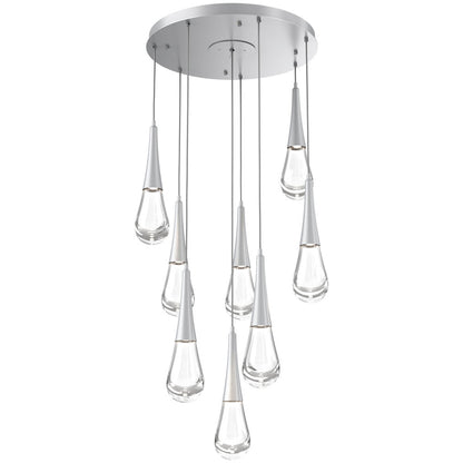 Raindrop Round LED Multi-Light Pendant
