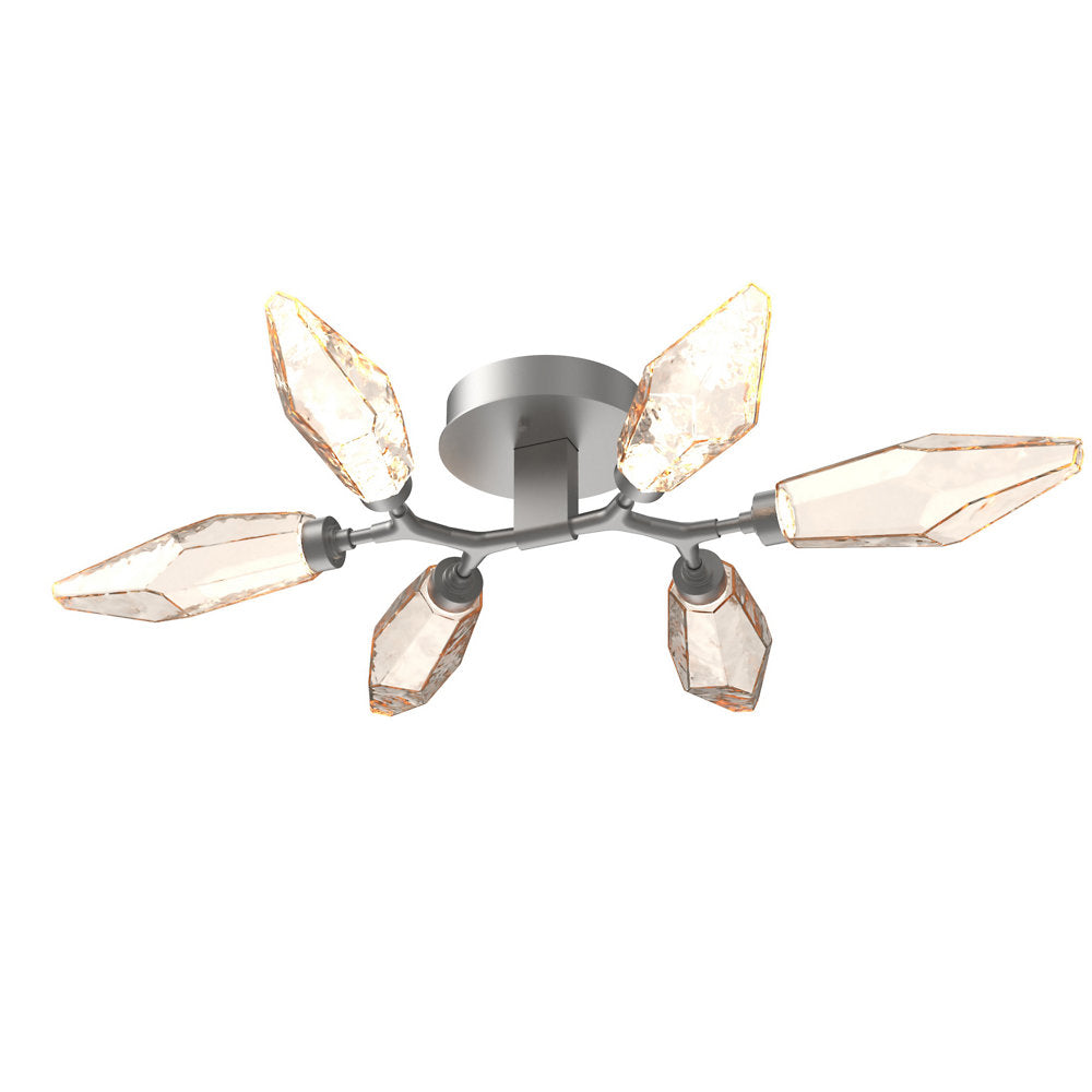 Rock Crystal LED Flushmount