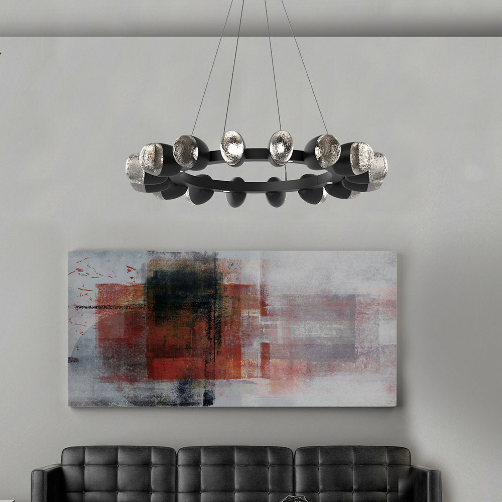 Pebble LED Ring Chandelier