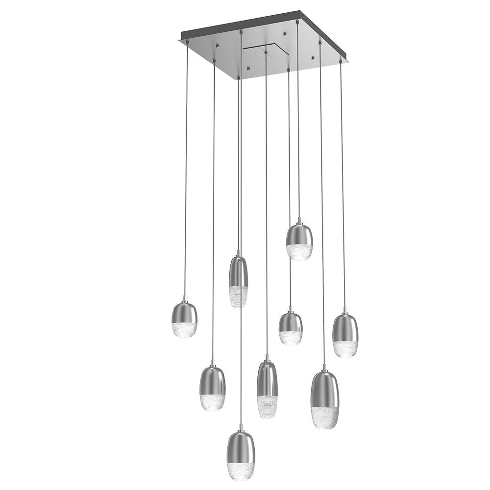 Pebble LED Square Multi-Light Pendant