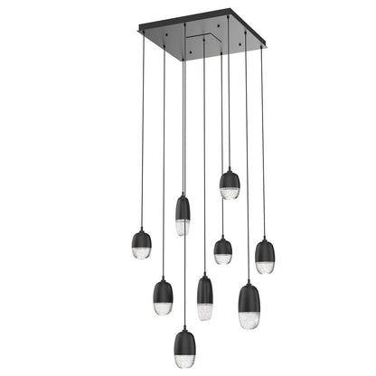 Pebble LED Square Multi-Light Pendant